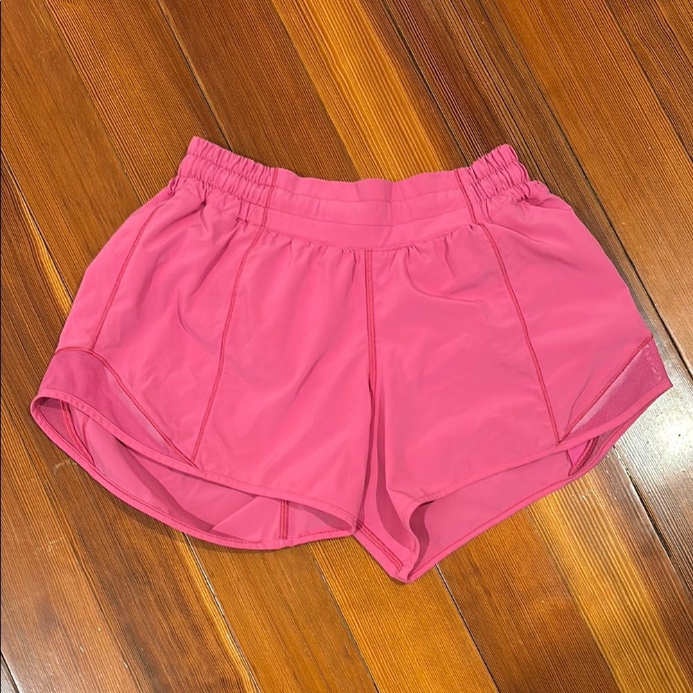Women's Pink Lululemon Athletic Shorts